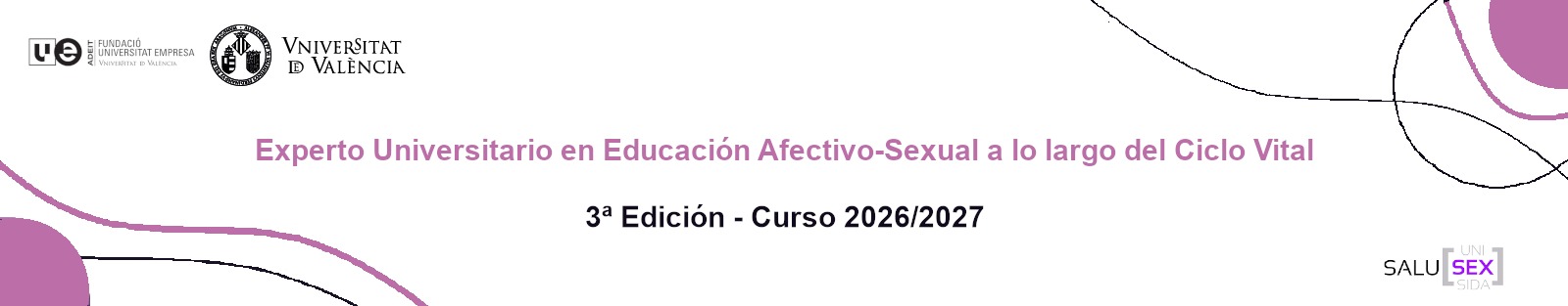 Experto Universitario en educación afectivo-sexual a lo largo del ciclo vital. 